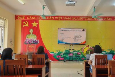 GIÁO VIÊN TRƯỜNG THPT C THANH LIÊM THAM GIA TẬP HUẤN ỨNG DỤNG