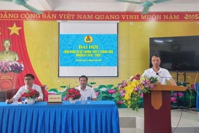 ĐẠI HỘI CÔNG ĐOÀN CƠ SỞ TRƯỜNG THPT C THANH LIÊM NHIỆM KỲ